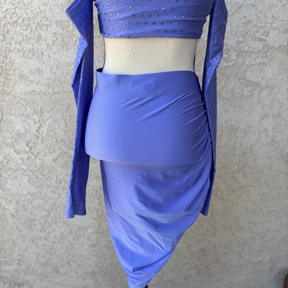 The Andamane Lexi Crystal Medium Top and Skirt - Picture 8 of 9